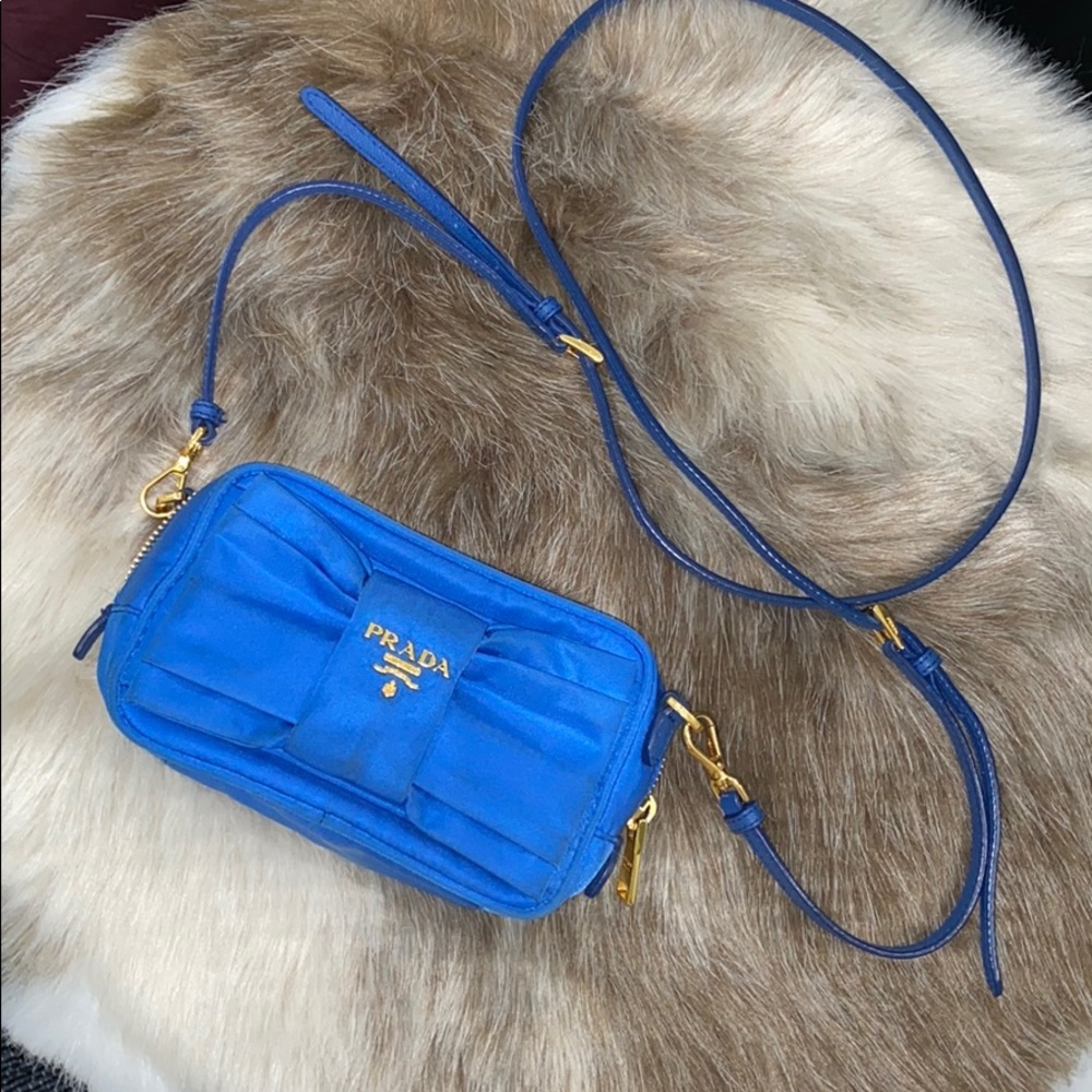 Blue Prada Crossbody ✨